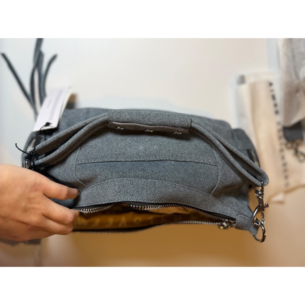 Aimee Kestenberg Away We Go Convertible Shoulder Bag Dark Denim Blue NWT - Picture 9 of 12